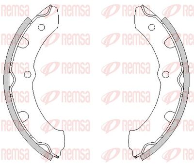 Brake Shoe REMSA 4472.00