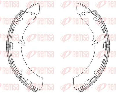 Brake Shoe REMSA 4473.00