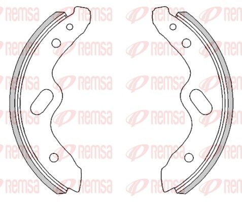REMSA 4475.00 Brake Shoe