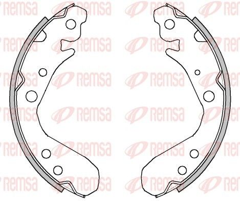 REMSA 4483.00 Brake Shoe