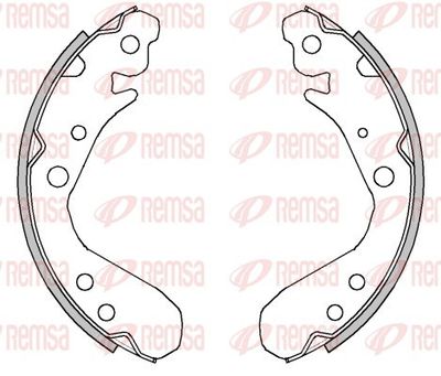Brake Shoe REMSA 4483.00