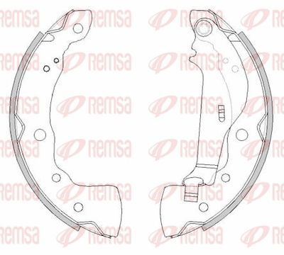 Brake Shoe REMSA 4485.00