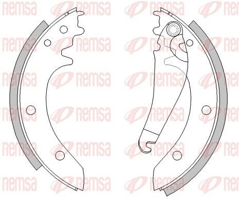 REMSA 4487.00 Brake Shoe