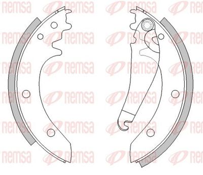 Brake Shoe REMSA 4487.00