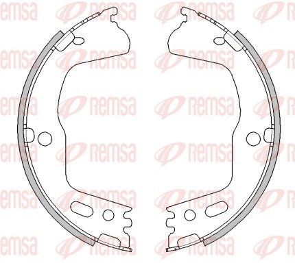 REMSA 4494.00 Brake Shoe, parking brake