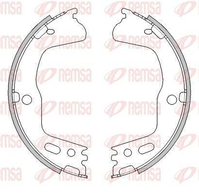 REMSA 4494.01 Brake Shoe, parking brake