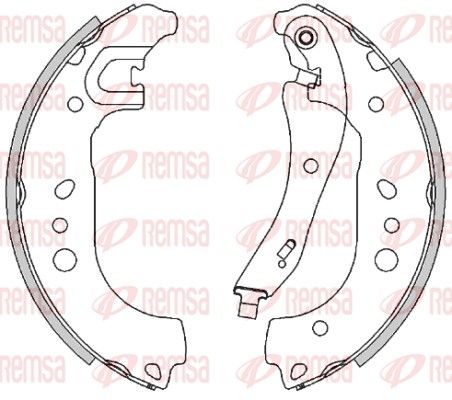 REMSA 4495.00 Brake Shoe