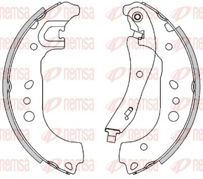 Brake Shoe REMSA 4495.00