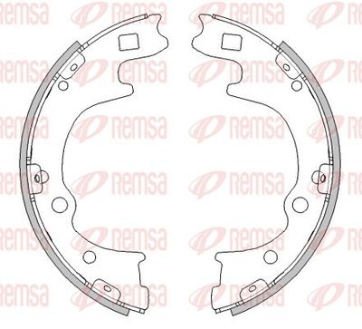 Brake Shoe REMSA 4496.00