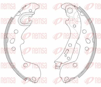 Brake Shoe REMSA 4498.00
