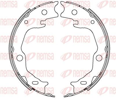 Brake Shoe, parking brake REMSA 4503.00