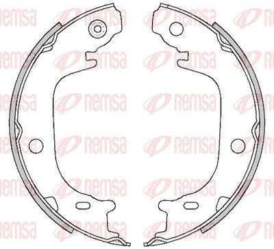 Brake Shoe, parking brake REMSA 4516.00