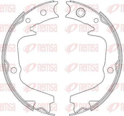 Brake Shoe, parking brake REMSA 4519.00
