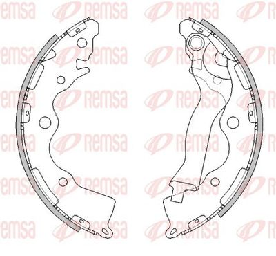 Brake Shoe REMSA 4525.00