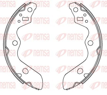 REMSA 4526.00 Brake Shoe