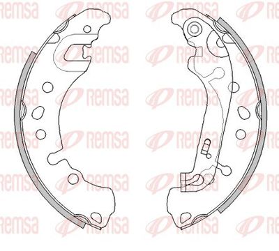 Brake Shoe REMSA 4527.00