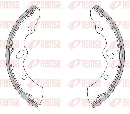 REMSA 4528.00 Brake Shoe