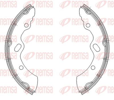 Brake Shoe REMSA 4528.00