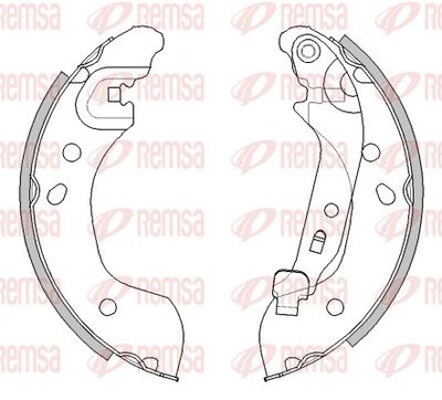 Brake Shoe REMSA 4536.00