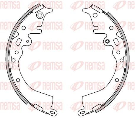 REMSA 4538.00 Brake Shoe
