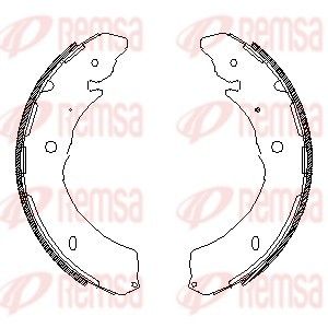 Brake Shoe REMSA 4549.00