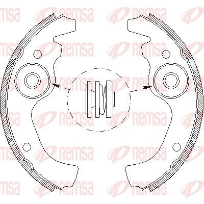 Brake Shoe REMSA 4611.00