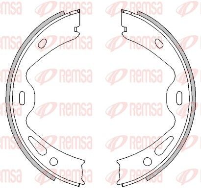 REMSA 4613.00 Brake Shoe, parking brake