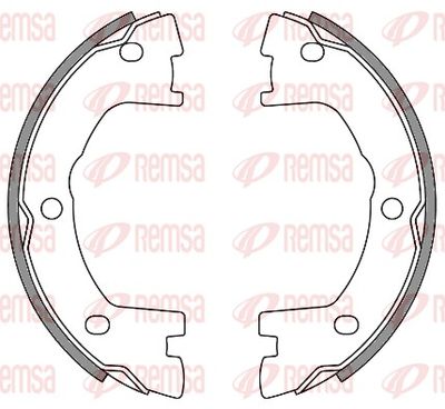 Brake Shoe, parking brake REMSA 4640.00