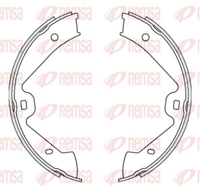 Brake Shoe, parking brake REMSA 4675.00