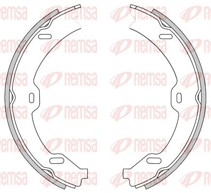 REMSA 4693.00 Brake Shoe, parking brake