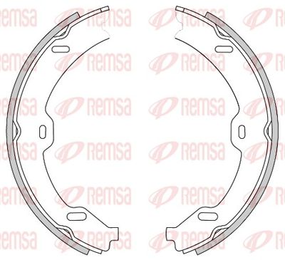 Brake Shoe, parking brake REMSA 4693.00