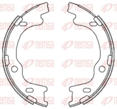 Brake Shoe, parking brake REMSA 4699.00
