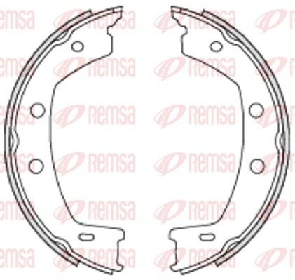 REMSA 4755.00 Brake Shoe, parking brake