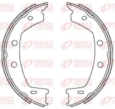 Brake Shoe, parking brake REMSA 4755.00