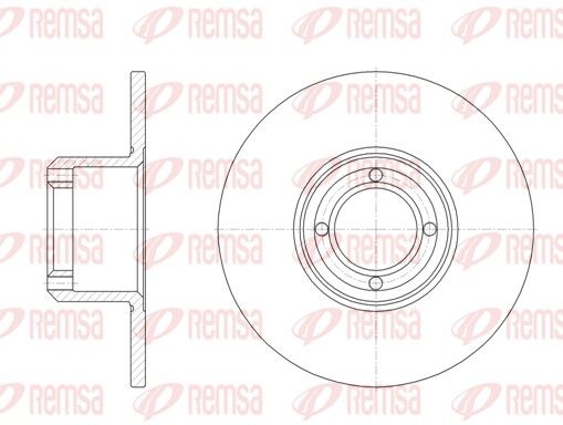 REMSA 6008.00 Brake Disc