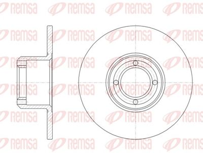 Brake Disc REMSA 6008.00