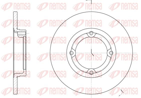 REMSA 6014.00 Brake Disc