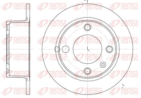 REMSA 6023.00 Brake Disc