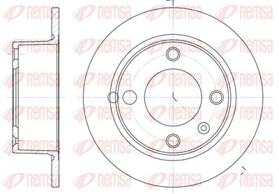 Brake Disc REMSA 6023.00