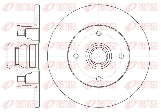 REMSA 6024.00 Brake Disc