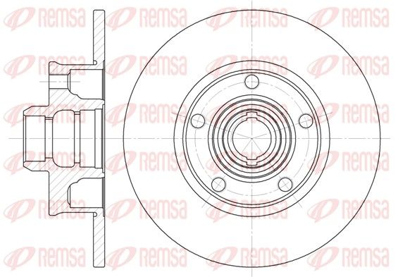 REMSA 6025.00 Brake Disc