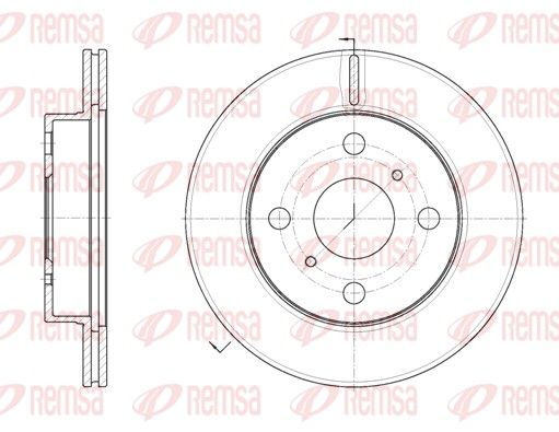 REMSA 6026.10 Brake Disc