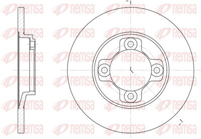 Brake Disc REMSA 6031.00