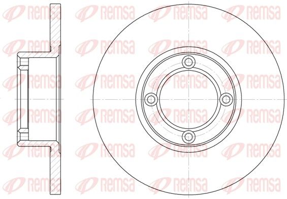 REMSA 6037.00 Brake Disc