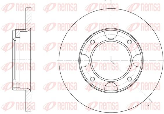 REMSA 6039.00 Brake Disc