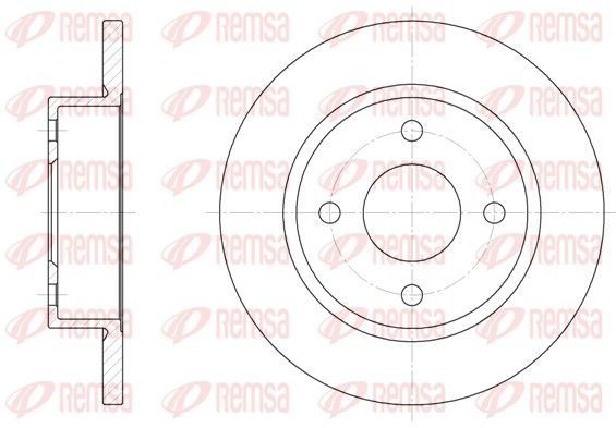 REMSA 6047.00 Brake Disc