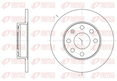 Brake Disc REMSA 6057.00