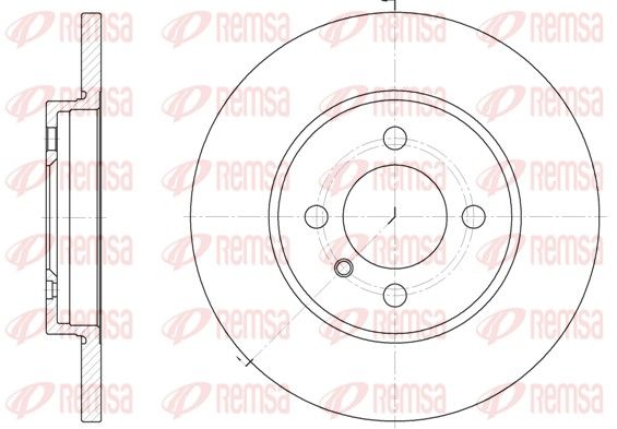 REMSA 6058.00 Brake Disc