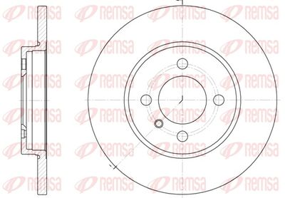 Brake Disc REMSA 6058.00