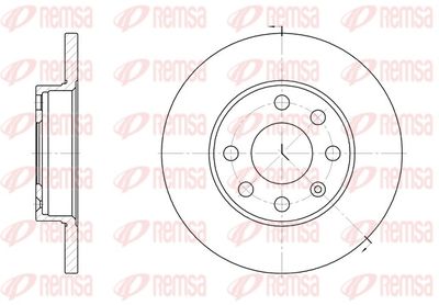 Brake Disc REMSA 6059.00